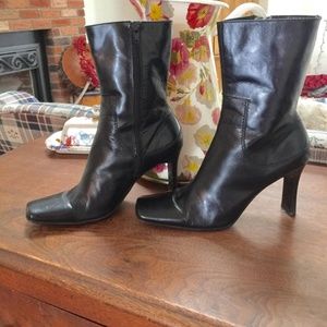 Nine West black ankle boots size 7